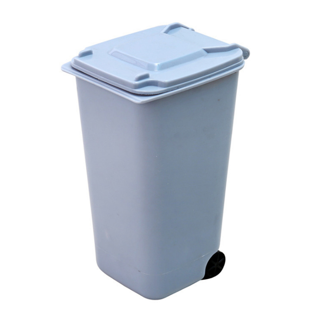 thumbnail image 2 of Papelera de Sobremesa de Plástico Mini Almacenamiento Lápiz Puede Organizador Pluma Limpieza del Hogar y Organizadores, 2 of 2